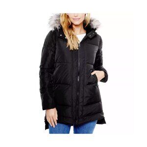 Woman’s NWT Water Resistant Faux Fur Hood Framework Anorak Jacket Size L